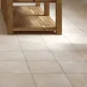 Carrelage sol extérieur traditionnel Pilotta beige R11 14 mm 32,9x32,9 cm