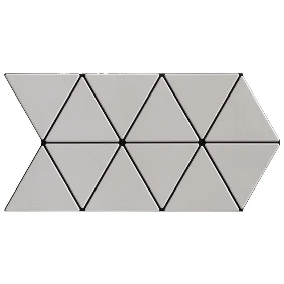 Carrelage sol et mur Utthita Triangle gris 48,5 x 28 cm - Réflex Boutique