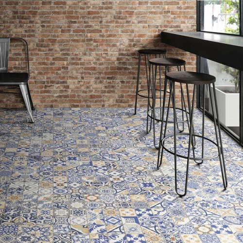 Carrelage azulejos effet...