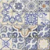  Carrelage sol effet carreaux de ciment Water Azulejos 44x44 - Réflex Boutique