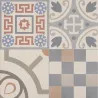 Carrelage sol effet carreaux de ciment Water Design 44x44 cm