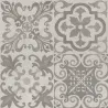  Carrelage sol effet carreaux de ciment Water déco Gris clair 44x44 - Réflex Boutique