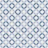  Carrelage sol effet carreaux de ciment Atelier Bleu 44x44 - Réflex Boutique