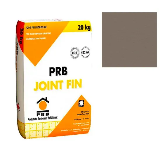 Joint fin brun carrelage 20kg - Réflex Boutique