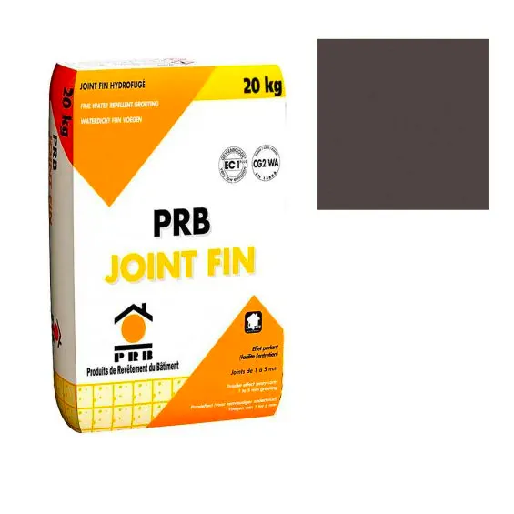 Joint fin brun foncé carrelage 20kg - Réflex Boutique