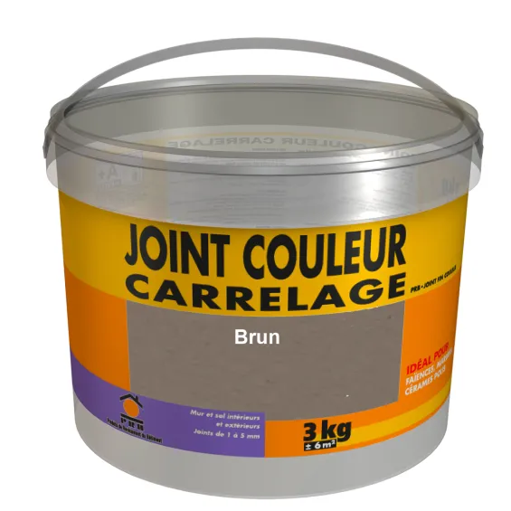 Joint fin Brun carrelage 5kg - Réflex Boutique