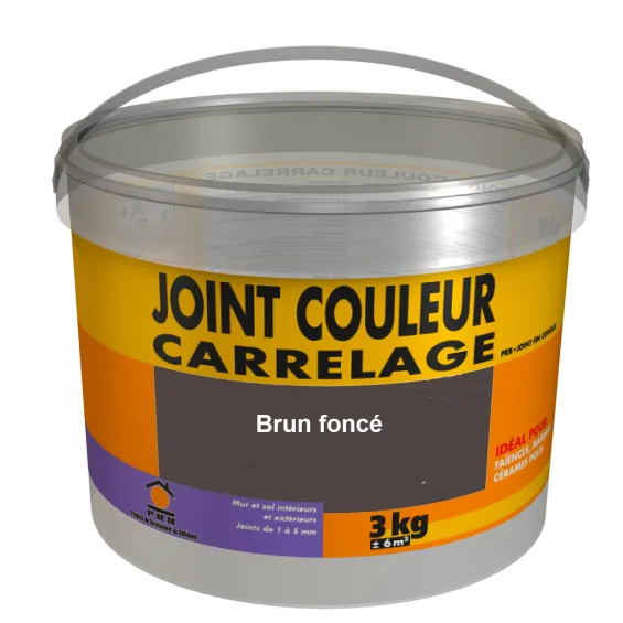 Joint fin Brun foncé carrelage 5kg - Réflex Boutique