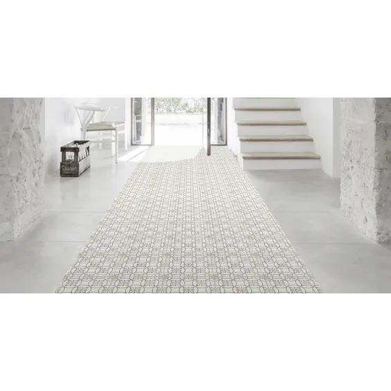 Carrelage sol effet carreaux de ciment Ritz Capel taupe 20x20 cm - Réflex Boutique