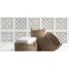 Carrelage sol effet carreaux de ciment Ritz Capel taupe 20x20 cm - Réflex Boutique