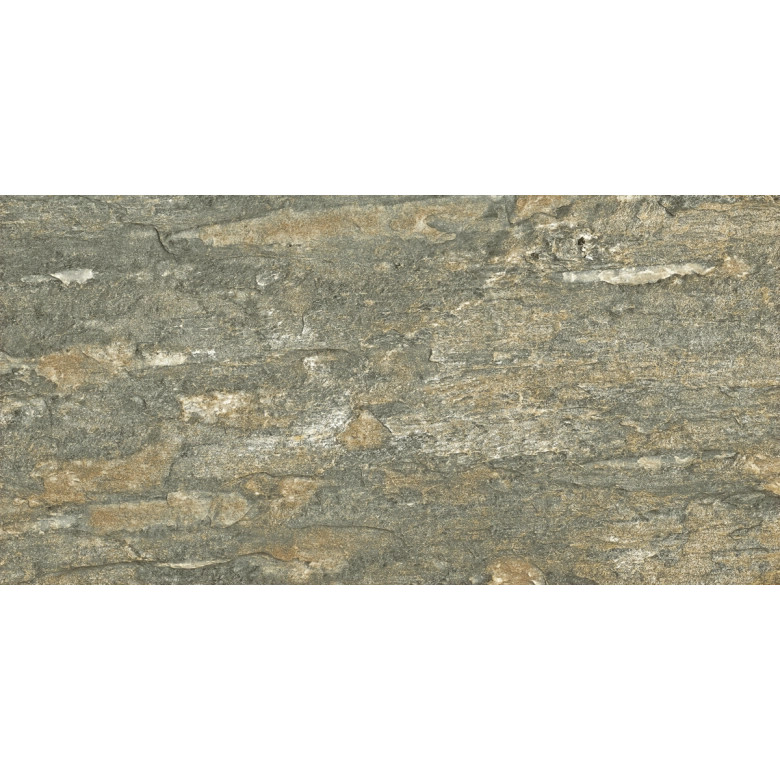 Carrelage sol extérieur Pierre de Bali Uluwatu vert R11 30,3×61,3 cm
