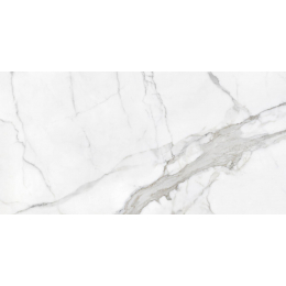 Carrelage sol et mur effet marbre mat Granito white 120x260 cm