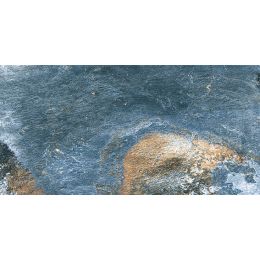 Carrelage sol extérieur Pierre de Bali Météor Mix bleu R11 60x120 cm