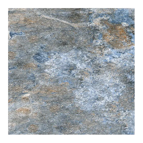  Carrelage sol extérieur effet pierre Pierre de Bali Météor mix bleu R11 100x100 cm - Réflex Boutique