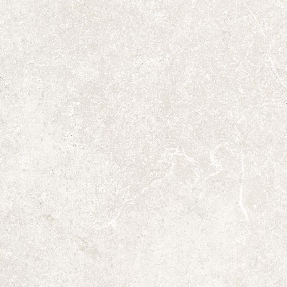 Carrelage sol effet pierre Opale blanc 60x60 cm