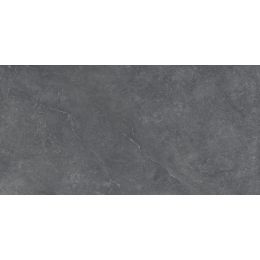 Carrelage sol effet pierre Opale gris anthracite 60x120 cm