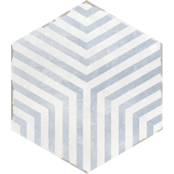  Carrelage sol hexagonal San Marin Lazaretto 14x16 cm - Réflex Boutique