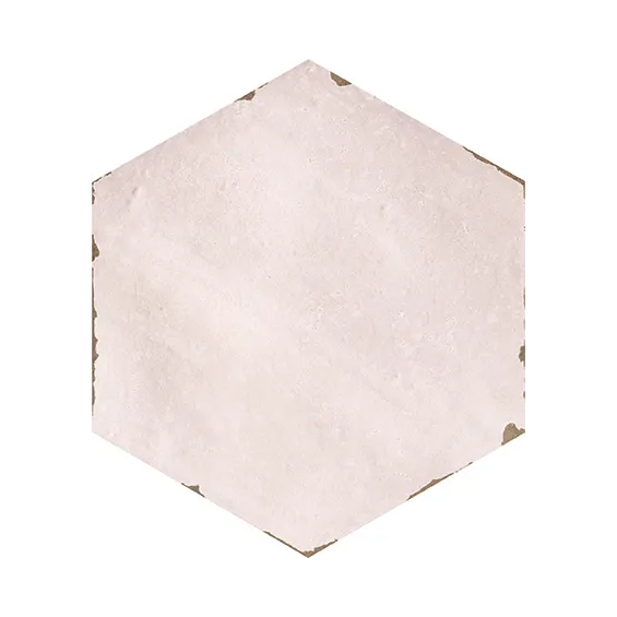  Carrelage sol hexagonal San Marin rose 14x16 cm - Réflex Boutique