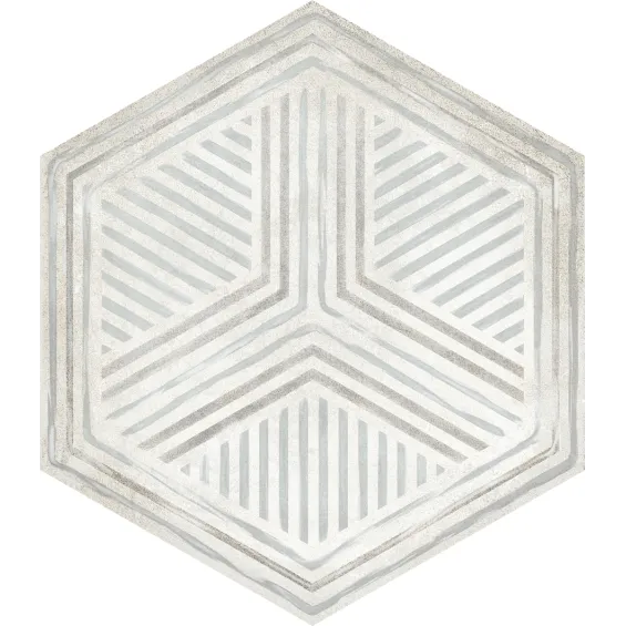  Carrelage sol hexagonal Habitat Luci 21x25 cm - Réflex Boutique