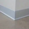 Plinthe aluminium argent mat