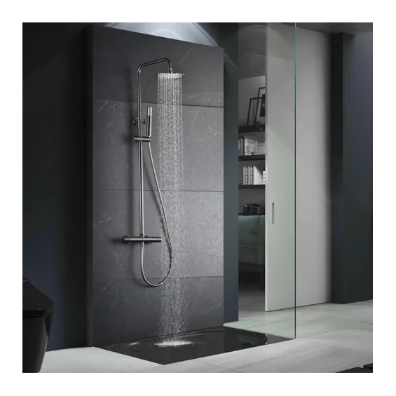  Mitigeur Douche Thermostatique Milan Gris Anthracite - Réflex Boutique