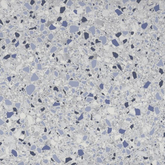Carrelage sol effet terrazzo Triveneto bleu jean 60x60 cm