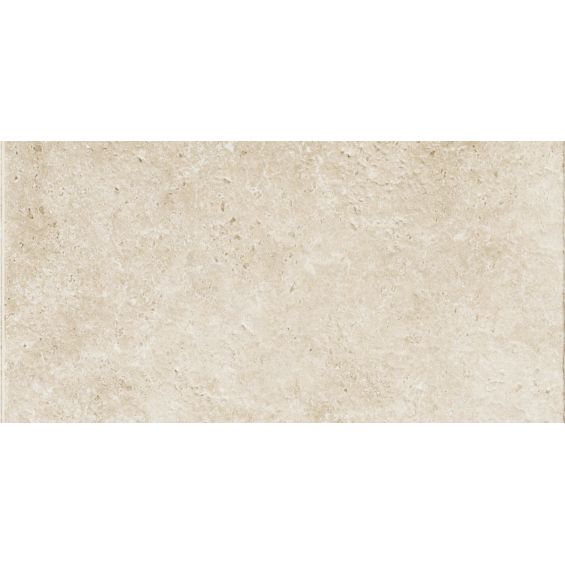Carrelage sol effet travertin Auvergnat beige 40x60 cm