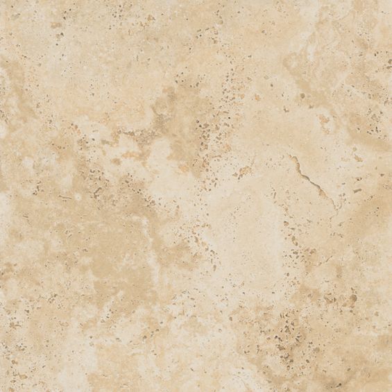 Carrelage sol effet pierre Travertin crème 60x60 cm