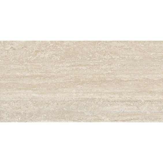 Carrelage sol effet Travertin Romance beige sable 60x120 cm