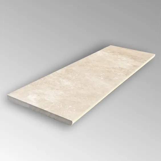  Margelle Etna travertin beige 25x100 cm cm - Réflex Boutique