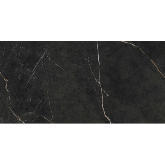 Carrelage sol et mur poli effet marbre Druilhe black120 cm