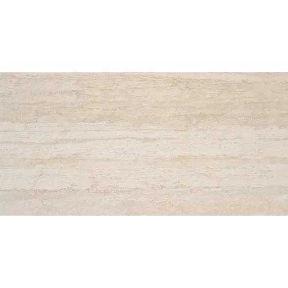 Carrelage sol effet Travertin Positano crème 60x120 cm - Réflex Boutique