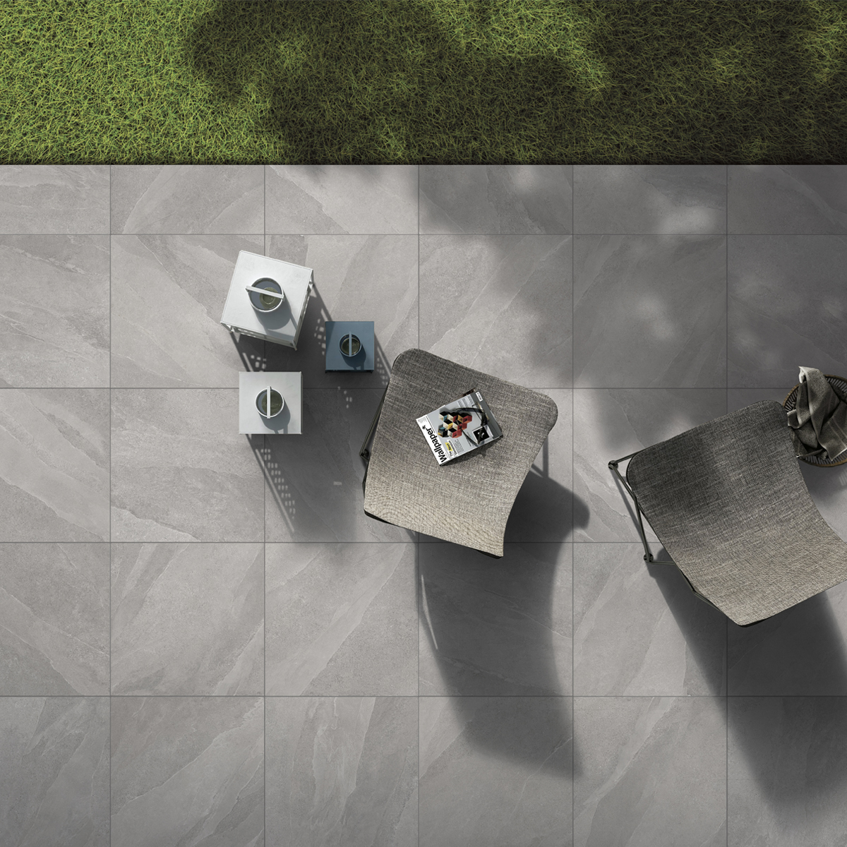 Dalle extérieur Rock 2.0 Geo R11 60x60 cm - Réflex Boutique