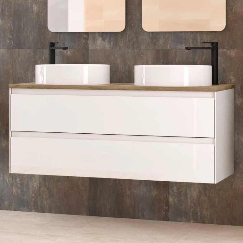 Meuble San Diego 120 cm Blanc