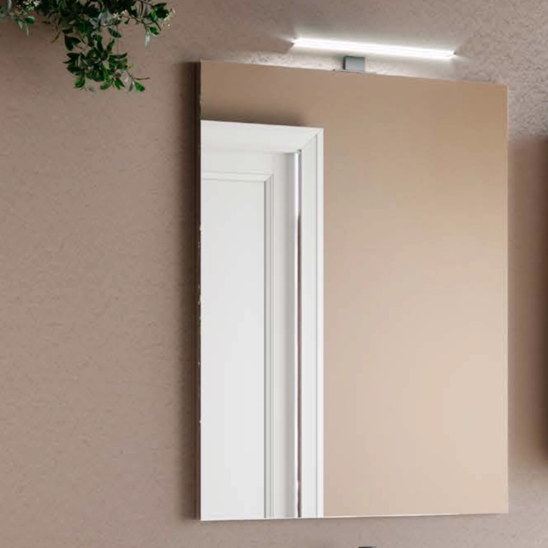 Miroir avec applique