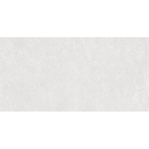 Carrelage sol effet béton Concretum Blanc grisé60x120 cm