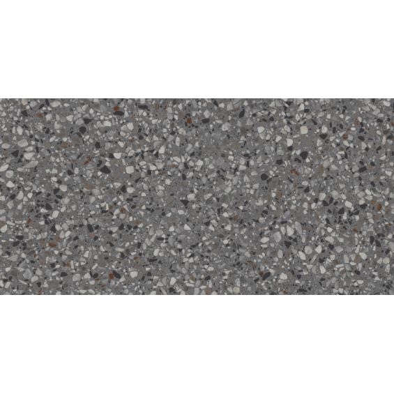 Carrelage effet Terrazzo Patio gris flocon 60x120 cm