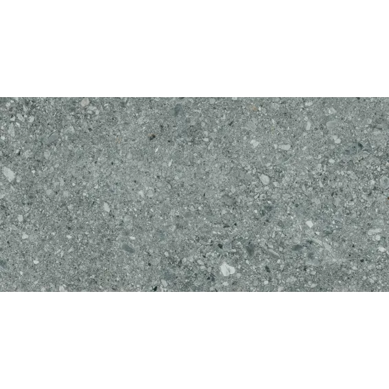  Carrelage effet Terrazzo Strain graphite 60x120 cm - Réflex Boutique