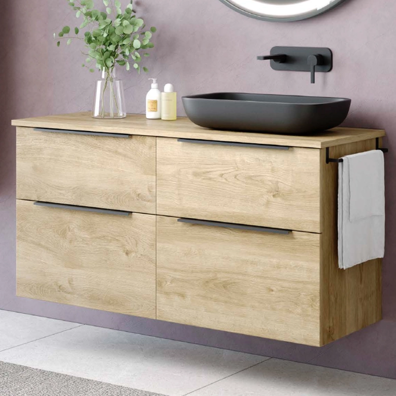 Meuble Seattle Chêne Naturel 140 cm