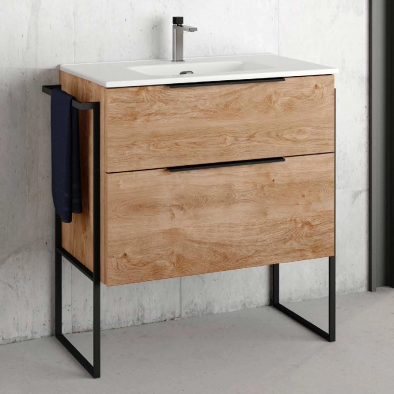 Meuble Yosemite Chêne Naturel 80 cm