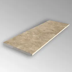  Margelle Tivoli beige 25x100 cm cm - Réflex Boutique