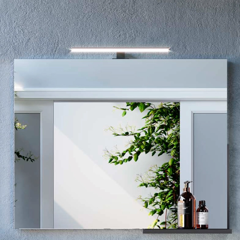 Miroir avec applique