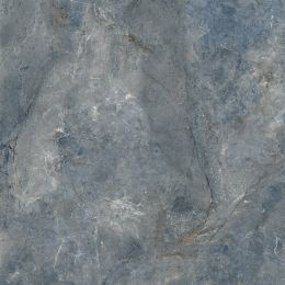 Carrelage sol poli effet marbre Corsi bleu 120*120 cm
