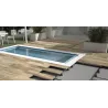 Dalle extérieur effet bois Angelim 2.0 miel R11 30x120 cm