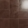 Carrelage sol et mur Shield cuivre 20x20 cm