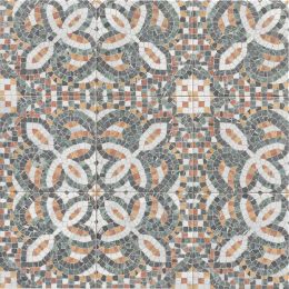 Carrelage sol effet carreaux de ciment Haussman décor augusta 20x20 cm