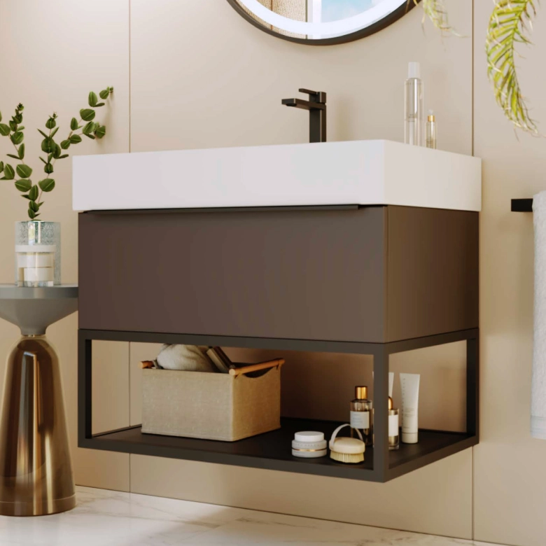 Meuble Atlanta Gris Anthracite 70 cm