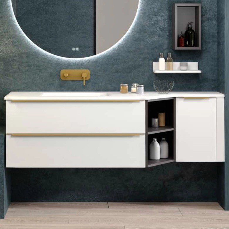 Meuble Atlanta Blanc Mat 160 cm