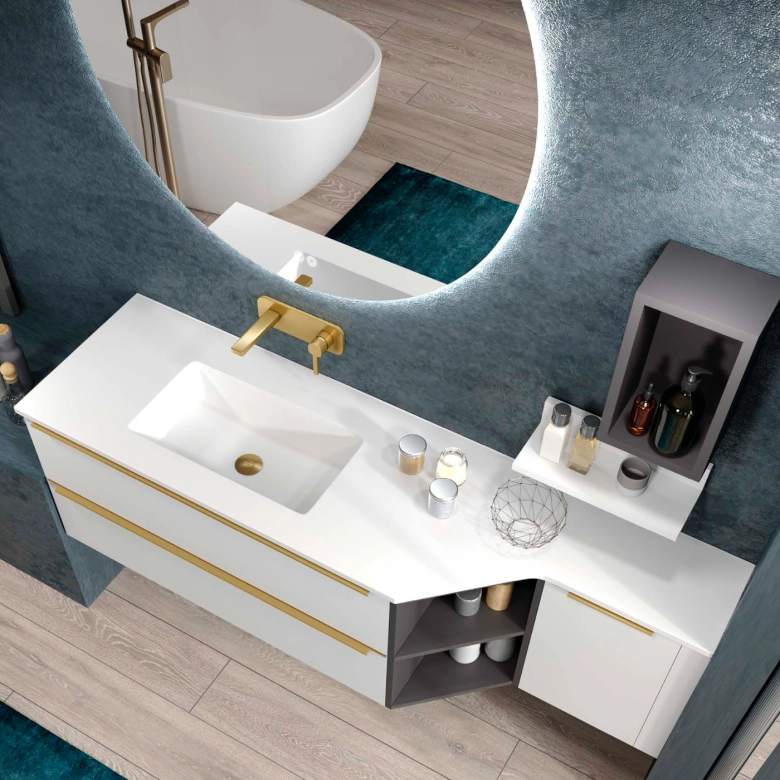 Meuble Atlanta Blanc Mat 160 cm