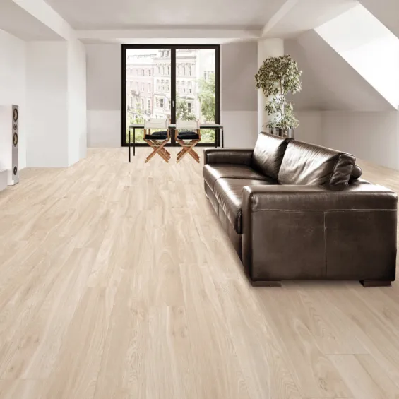  Carrelage sol imitation parquet Bosquet beige clair 20x120 cm - Réflex Boutique