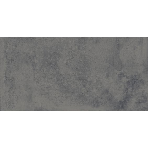 Carrelage sol effet béton Arès gris anthracite 30,3×61,3 cm